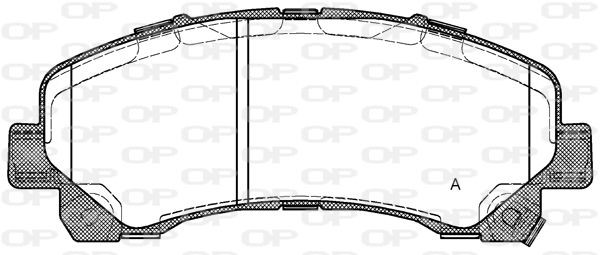 OPEN PARTS Jarrupala, levyjarru BPA1407.00